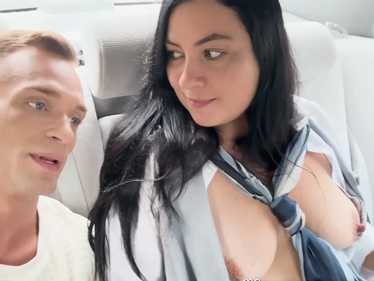České porno – průvodčí baculka mrdá ve vlaku s přítelem